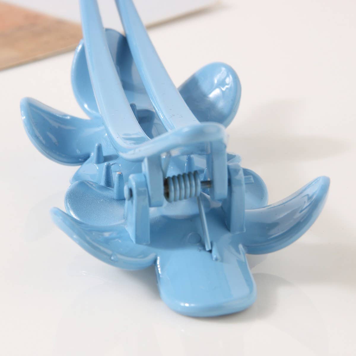 Gradient Flower Hair Clip ?Duckbill Updo Accessory