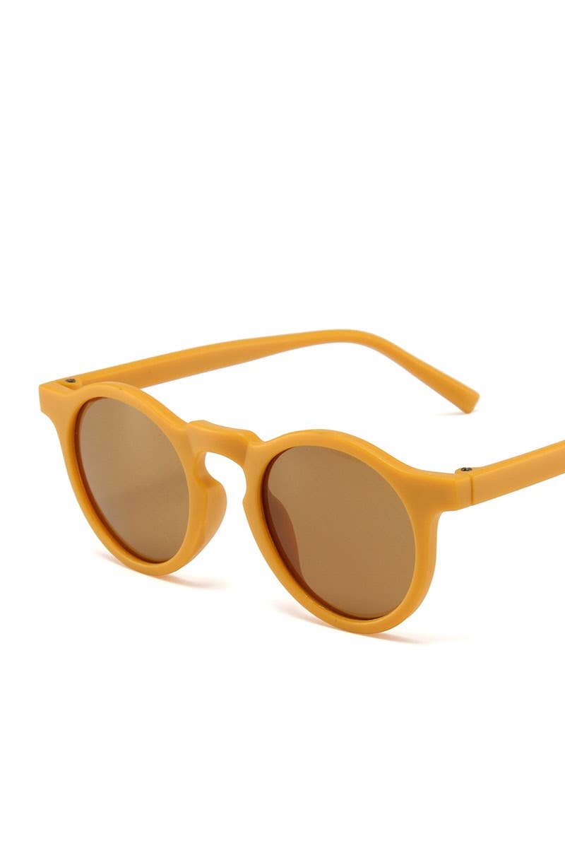 CANDY COLORED ROUND TRENDY SUNGLASSES_CWASG057