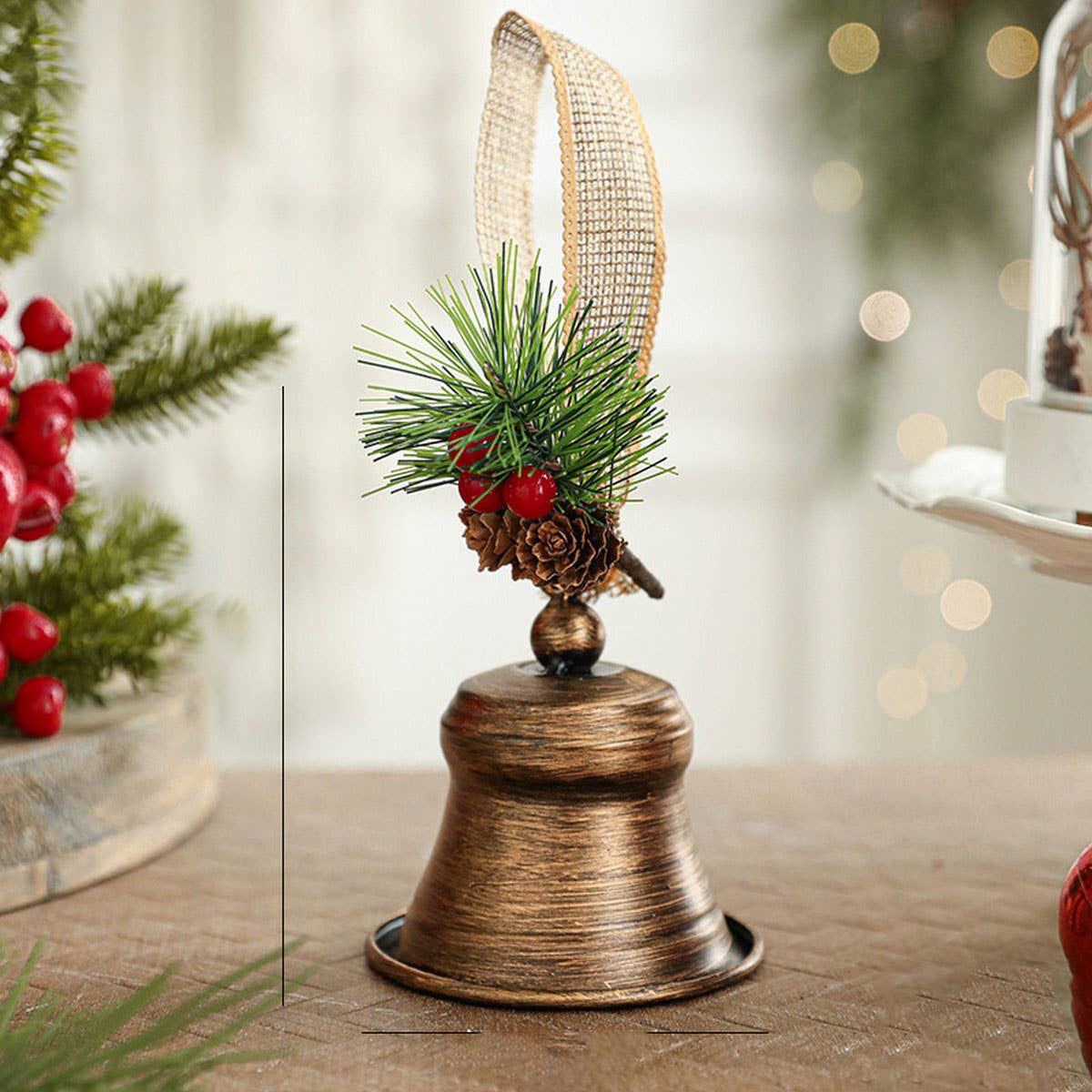 CWMM10376_CHRISTMAS METAL BELL ORNAMENTS CREATIVE DECOR PROP