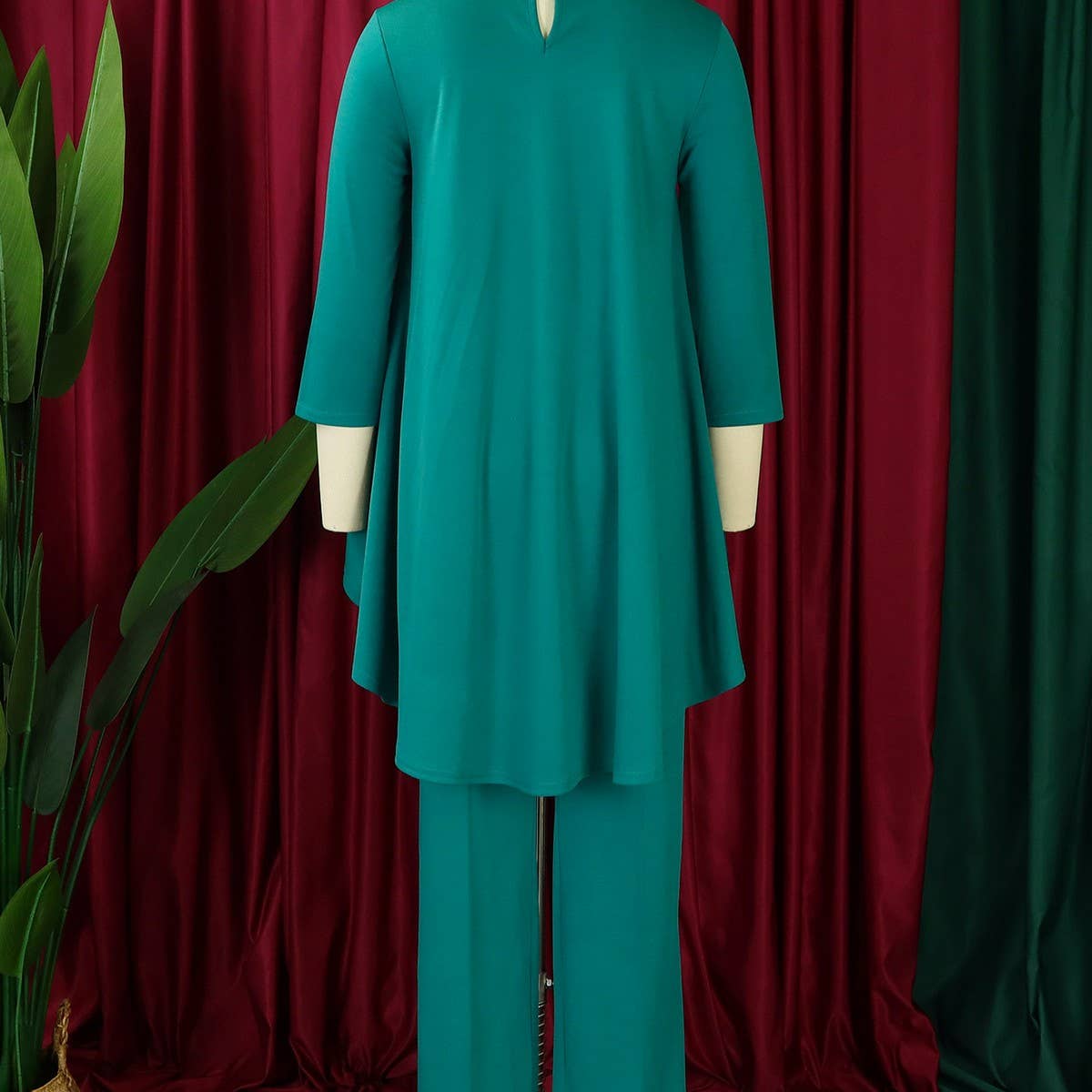 OVERSIZED TOP AND WIDE-LEG PANTS TWO-PIECE SET_CWSTB1141