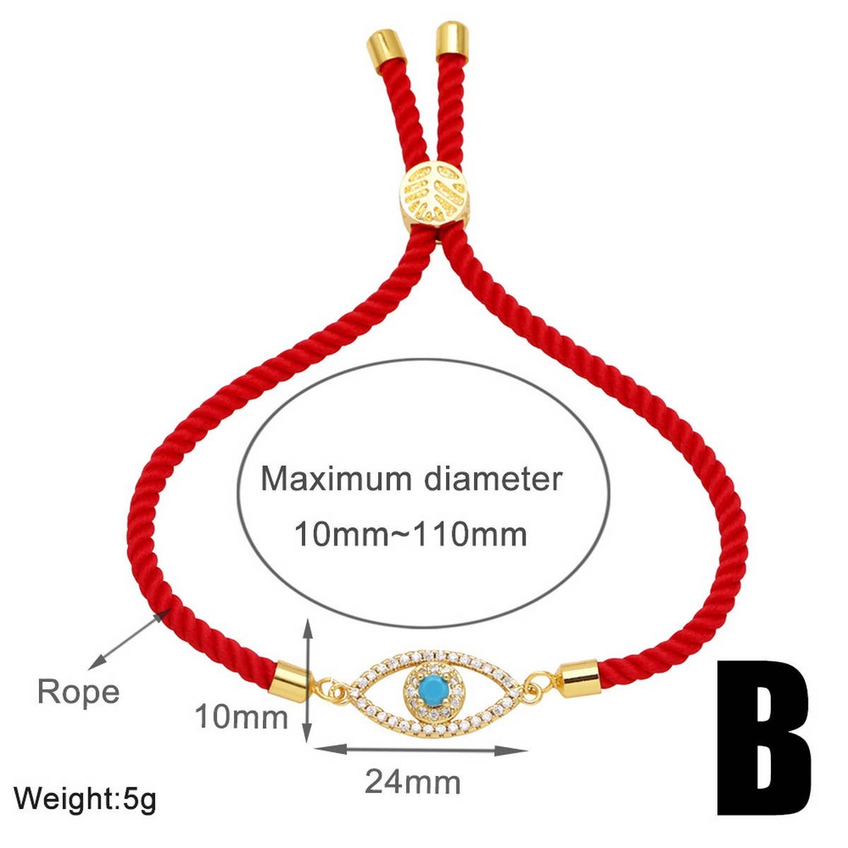 DEVIL'S EYE SET DIAMOND PEARL BRACELET