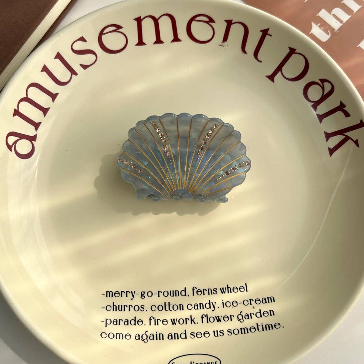 Shell Acetate Hair Claw - Ocean Chic Clip