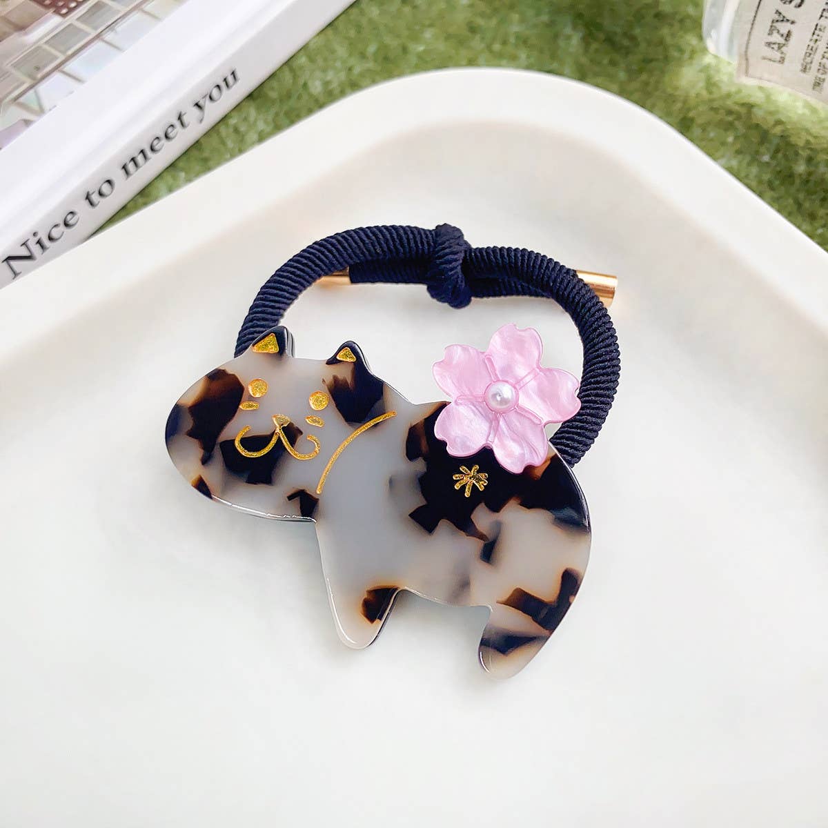 SWEET AND CUTE CAT HAIR ROPE_CWAHA0810