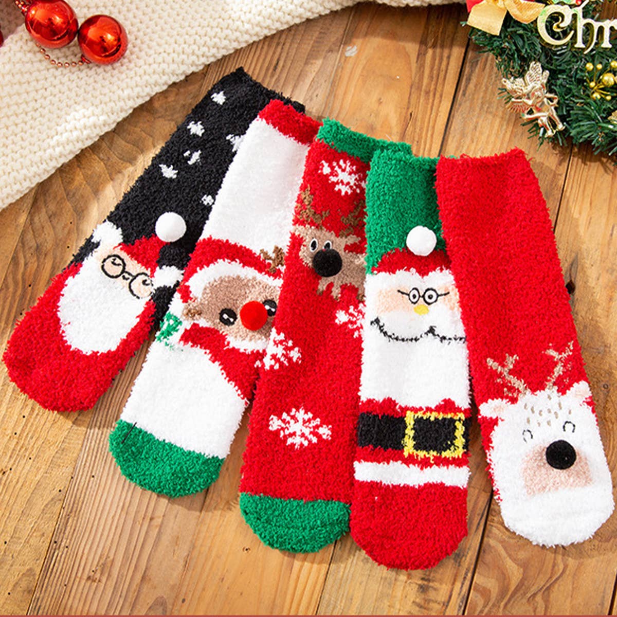 3 PAIRS OF GIFT BOX PARENT-CHILD MIDDLE TUBE SOCKS_CWMS0971