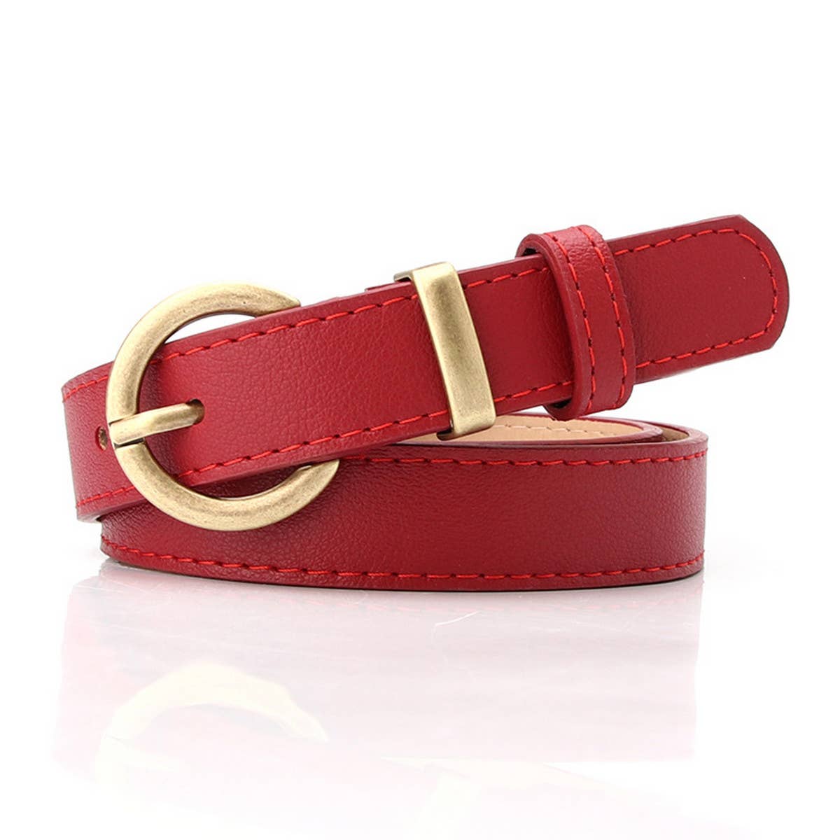 CWABE0911_VERSATILE PIN BUCKLE LEATHER BELT