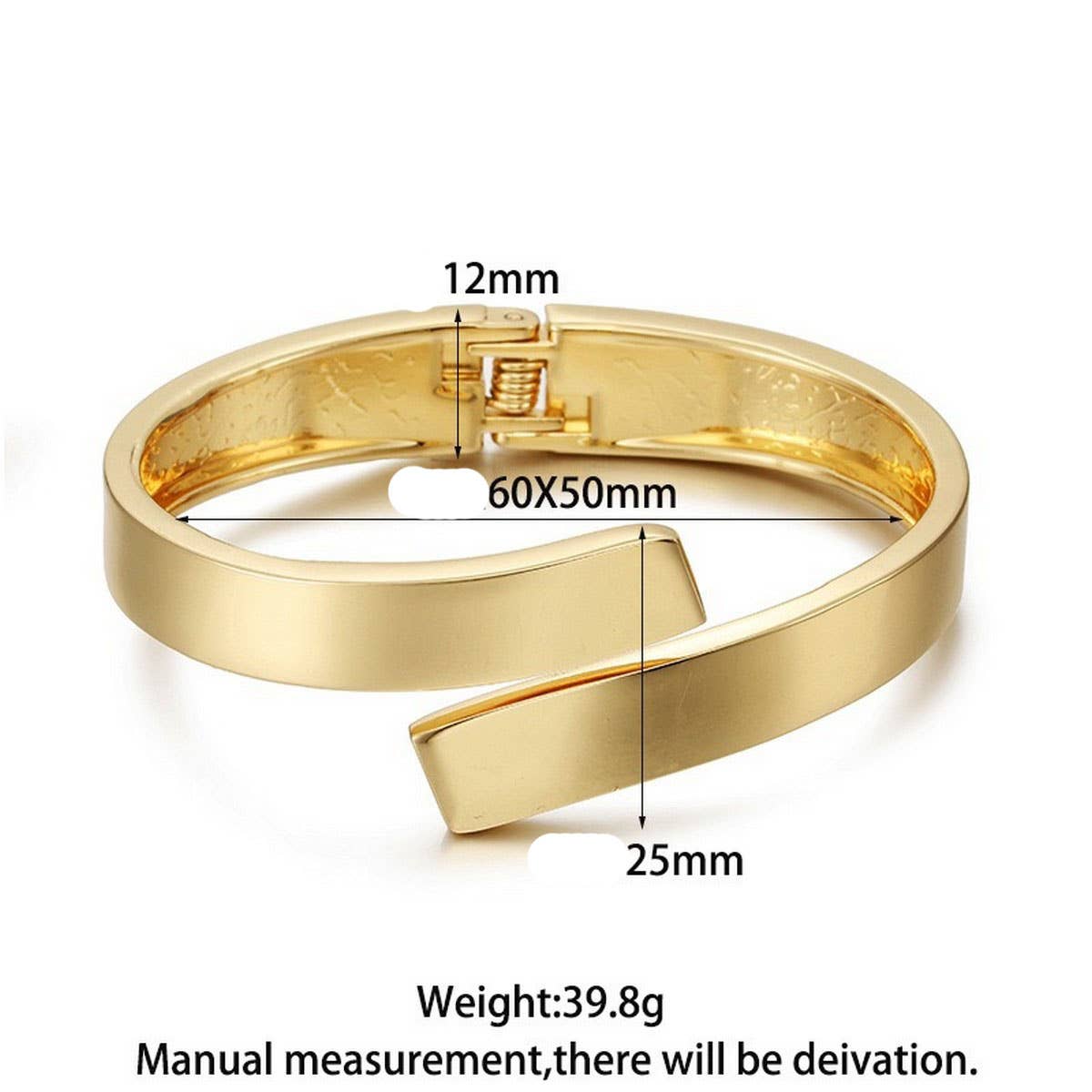 FASHIONABLE HIGH-GRADE ALLOY OPEN BRACELET