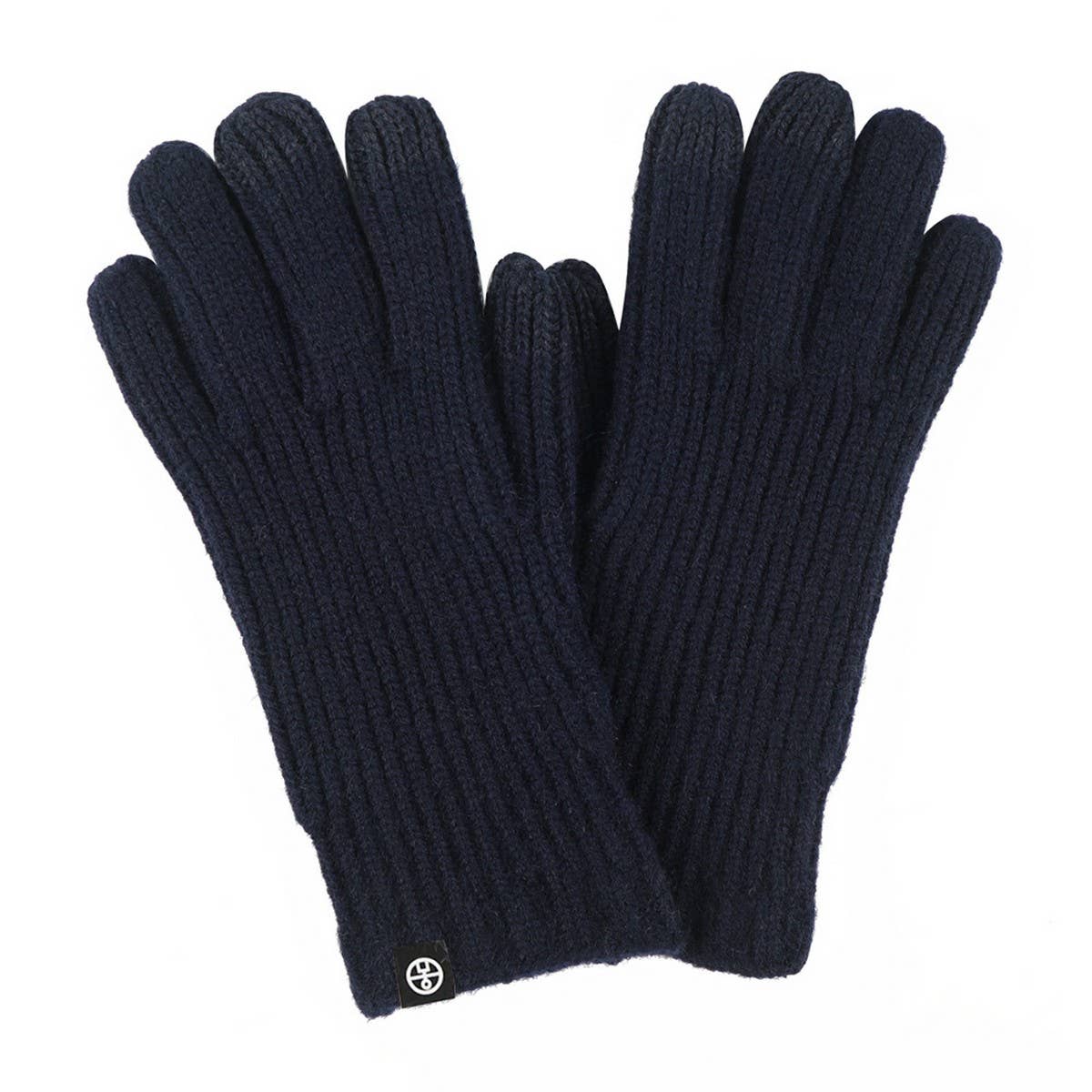 SOLID COLOR VERTICAL STRIPED TOUCH SCREEN GLOVES_CWAG0386