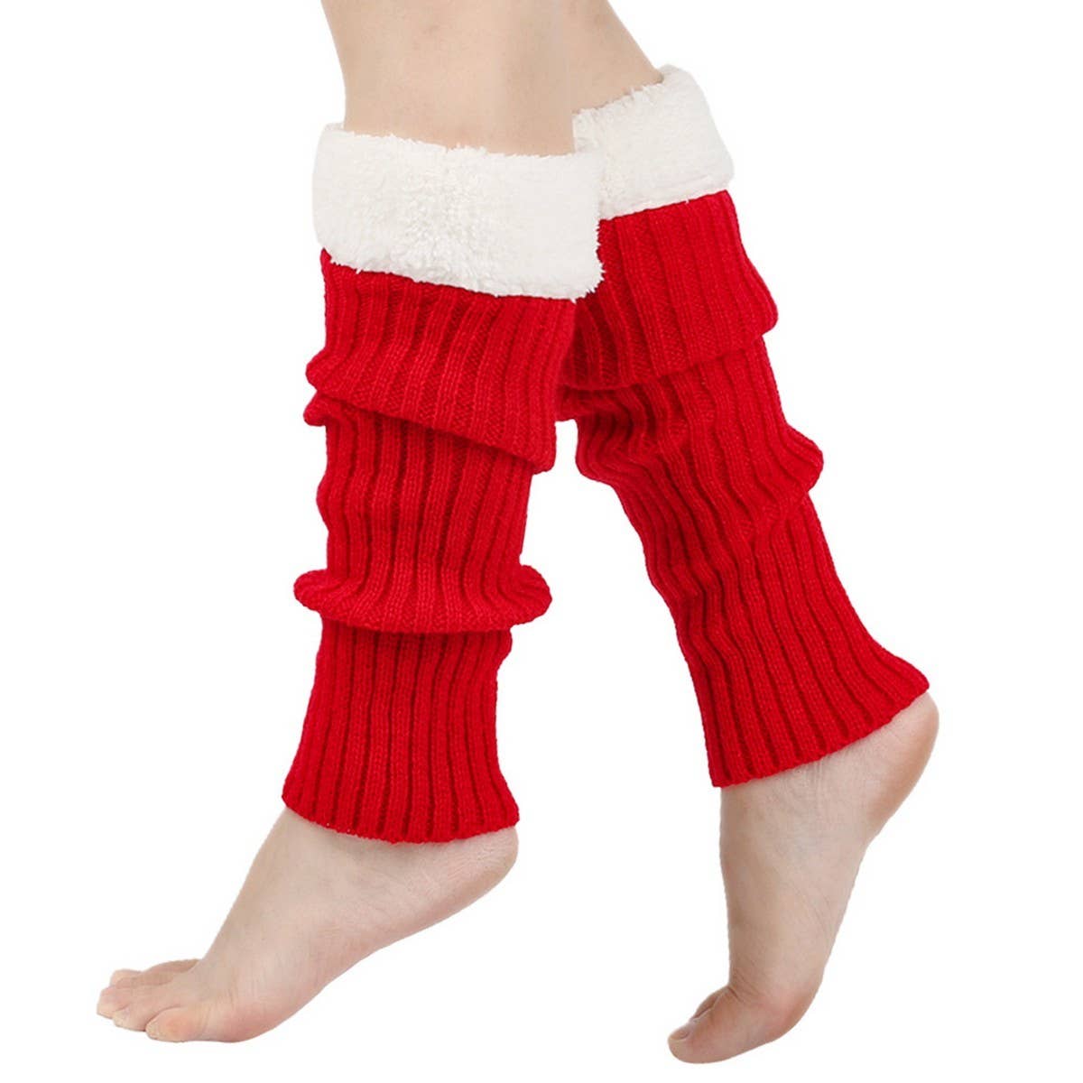CWMM10089_COZY LEG WARMERS &AMP FOOT FOR CHRISTMAS