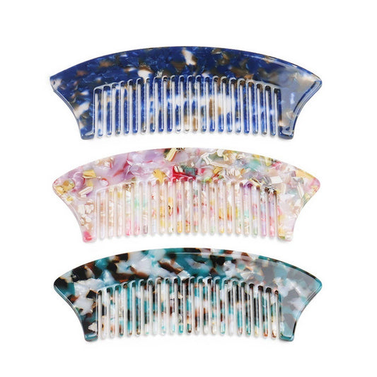 ACETATE SHEET SEMI-CIRCULAR 4MM ANTI-TANGLE COMB_CWAHA4183