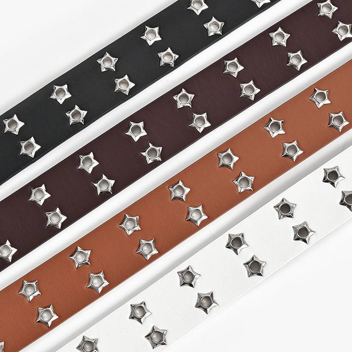 CWABE0873_FASHION STAR EYELET HOLLOW PUNK BELT