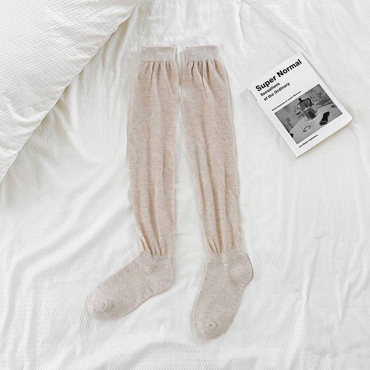 CWMS02749_OVER KNEE THIGH HIGH SOCKS WOMEN BOOTS STOCKINGS