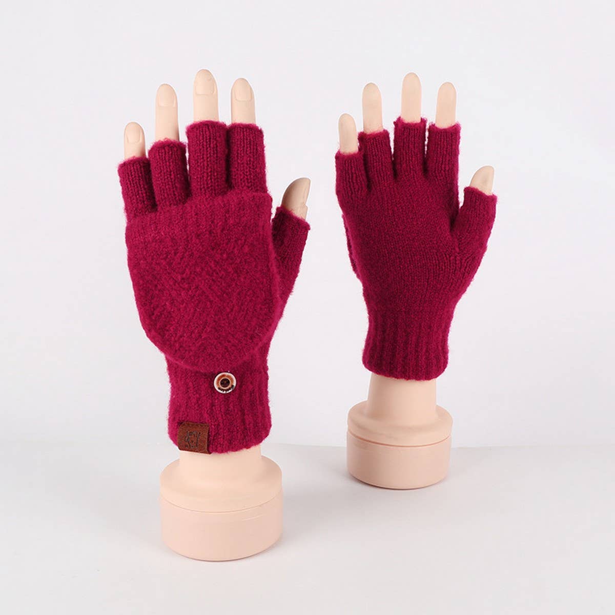 WINTER COLD PROTECTION WARM HALF FINGER GLOVES