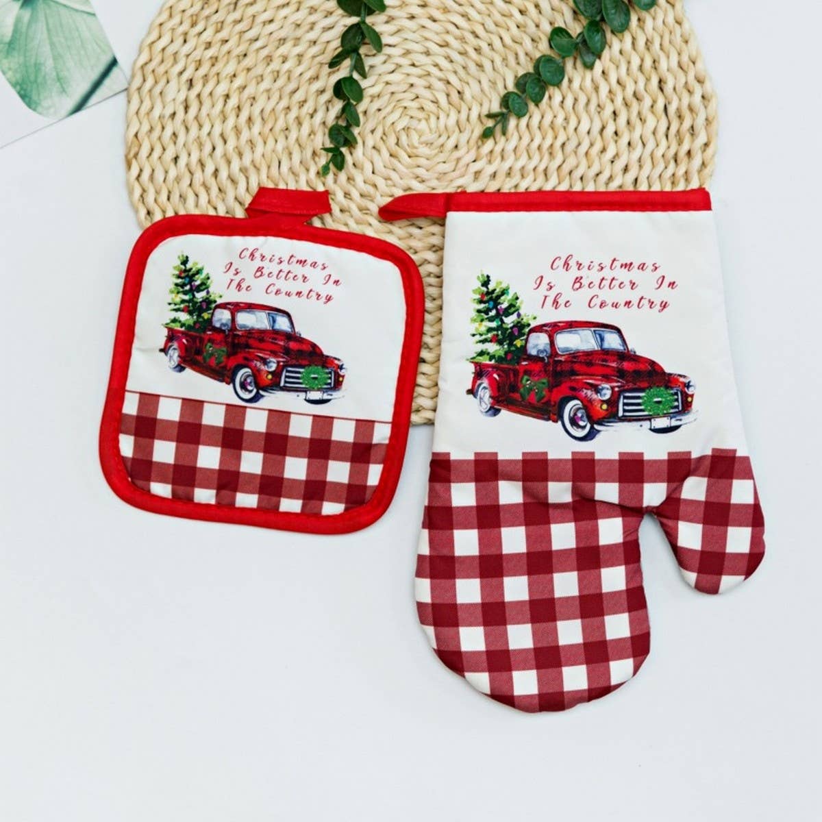 CHRISTMAS SERIES BAKING ANTI-SCALDING GLOVES