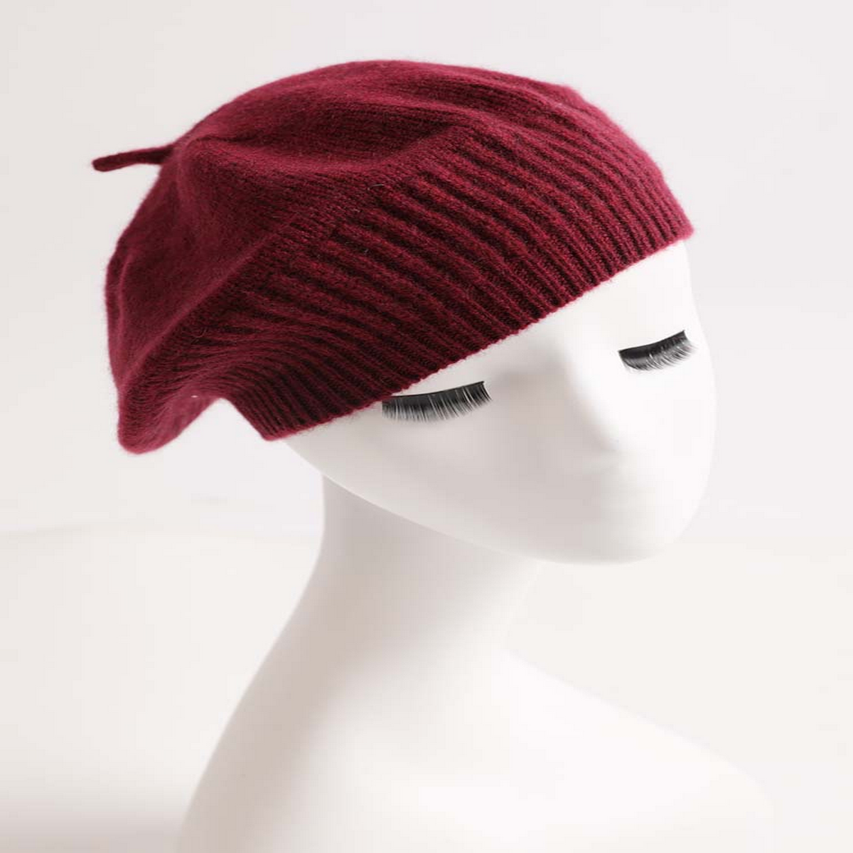 Winter Knit Beret ? Outdoor Cashmere Hat_CWAH3997