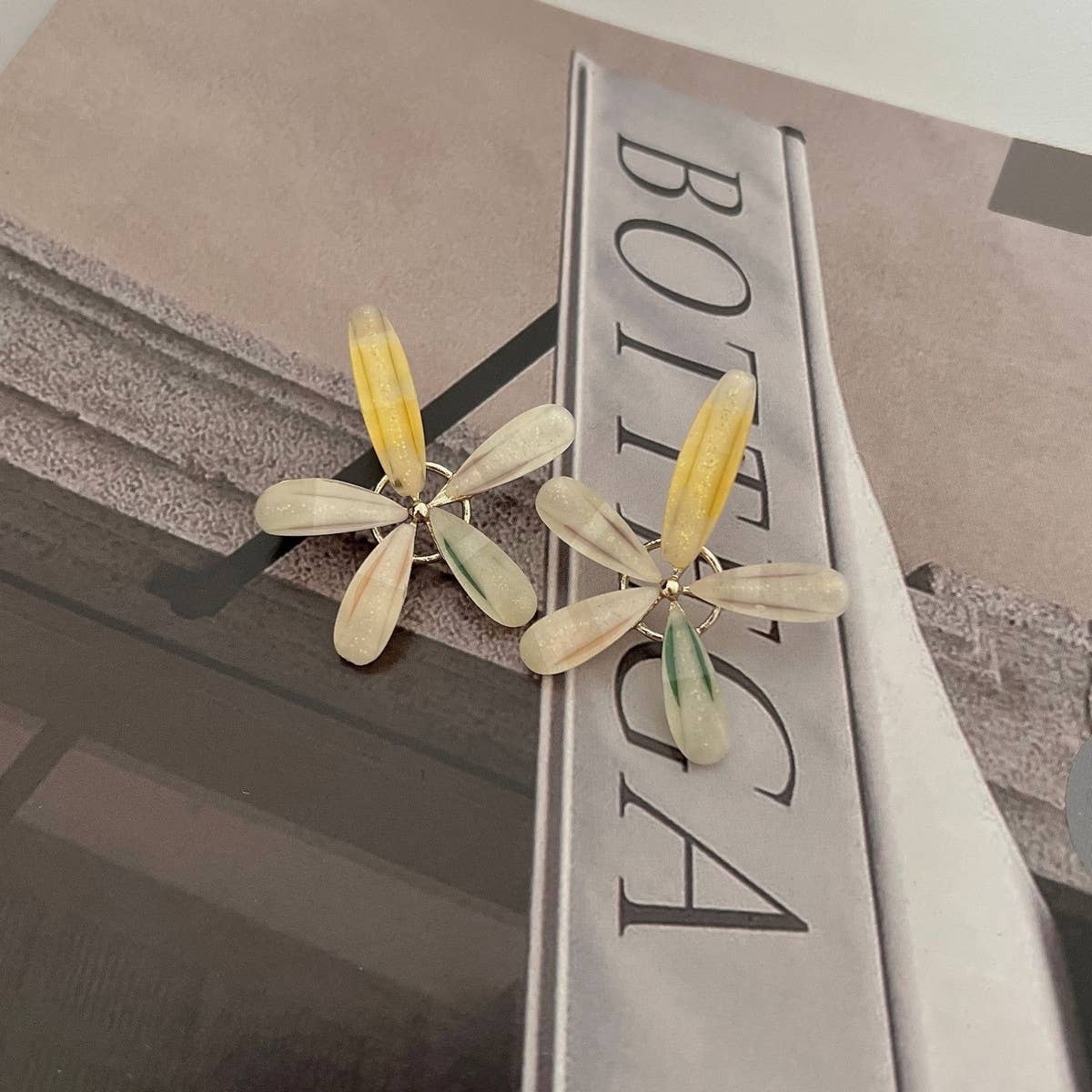 CRYSTAL JASMINE FLOWER EARRINGS