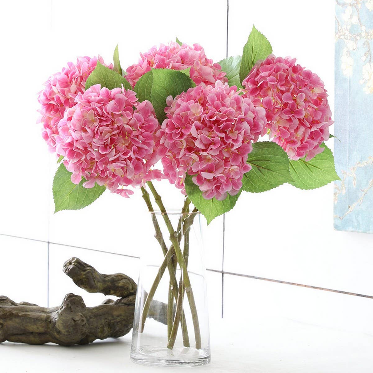 Single Stem 3D Artificial Hydrangea for Decor_CWMM6506