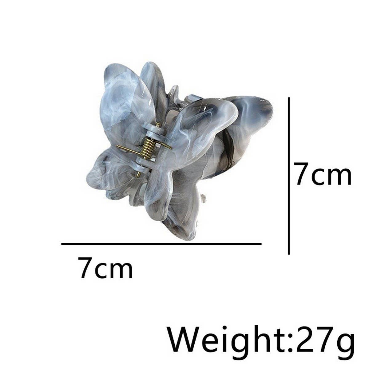 HIGH-GRADE INK BUTTERFLY HAIRPIN