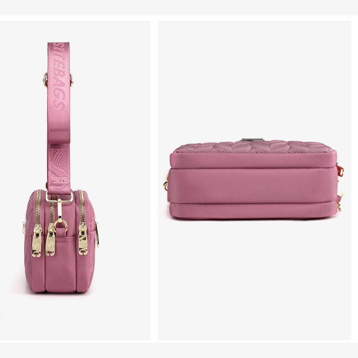 FASHIONABLE NYLON CLOTH SHOULDER MESSENGER BAG_CWAB3515