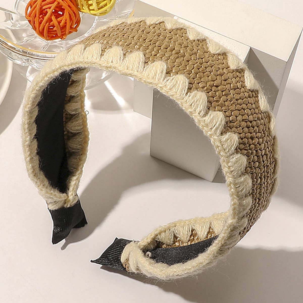 FASHION  WOVEN DECORATIVE HAIR HOOP_CWAHA0228