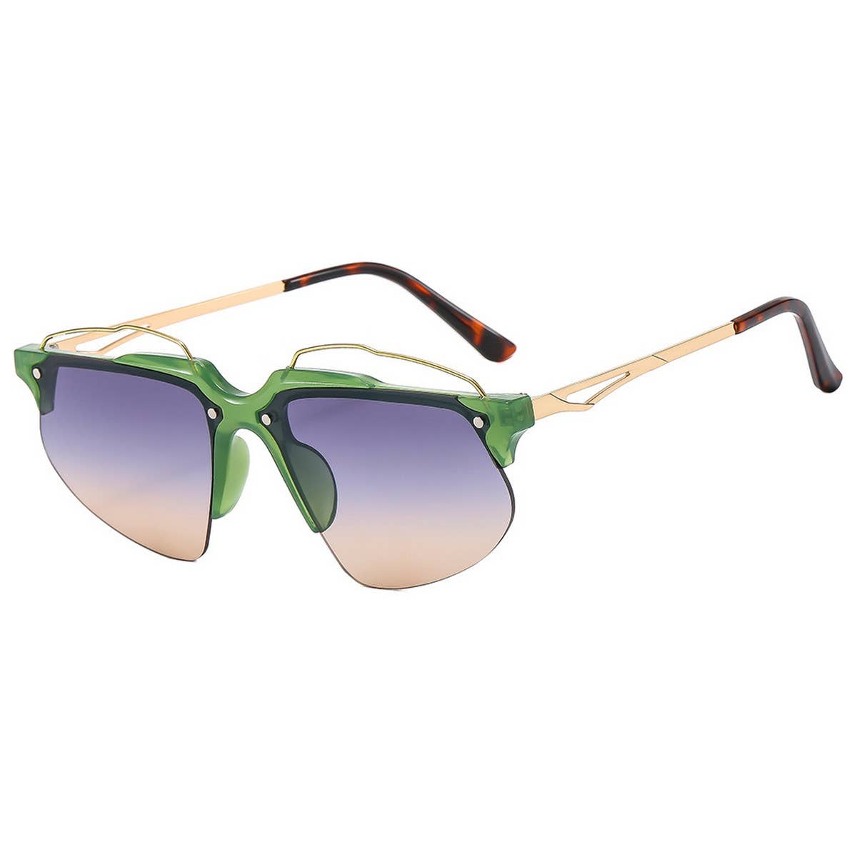 Metal Butterfly Wing Sunglasses for Women
