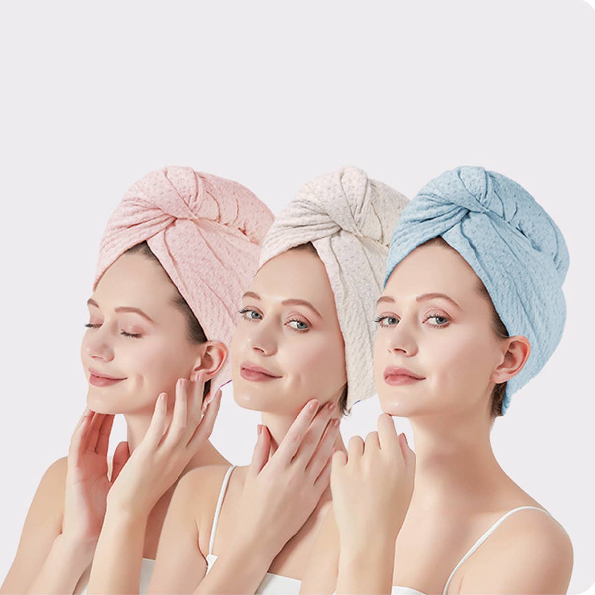 CWMM8335_THICKENED WATER-ABSORBENT QUICK-DRYING SHOWER CAP