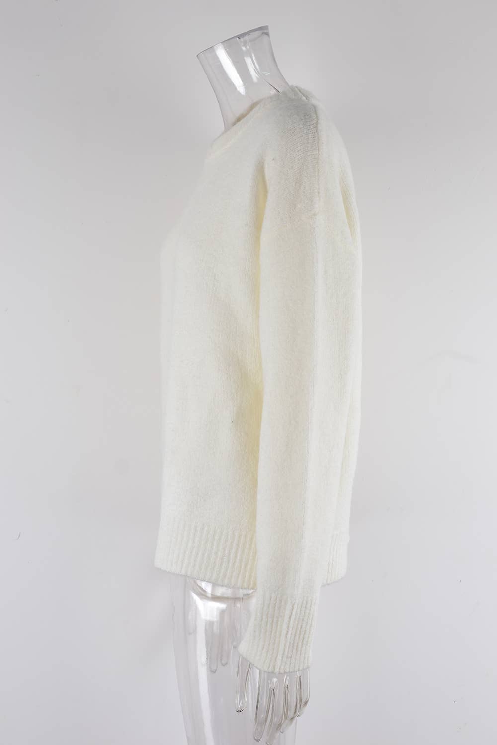 SOLID COLOR ALL-IN-ONE SWEATER PULLOVER SWEATER