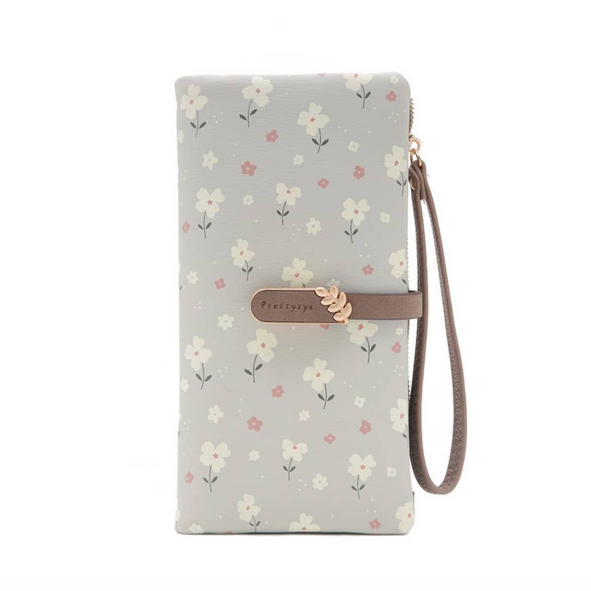 LADIES LONG SMALL FRESH PRINTED BUCKLE WALLET_CWAB2321