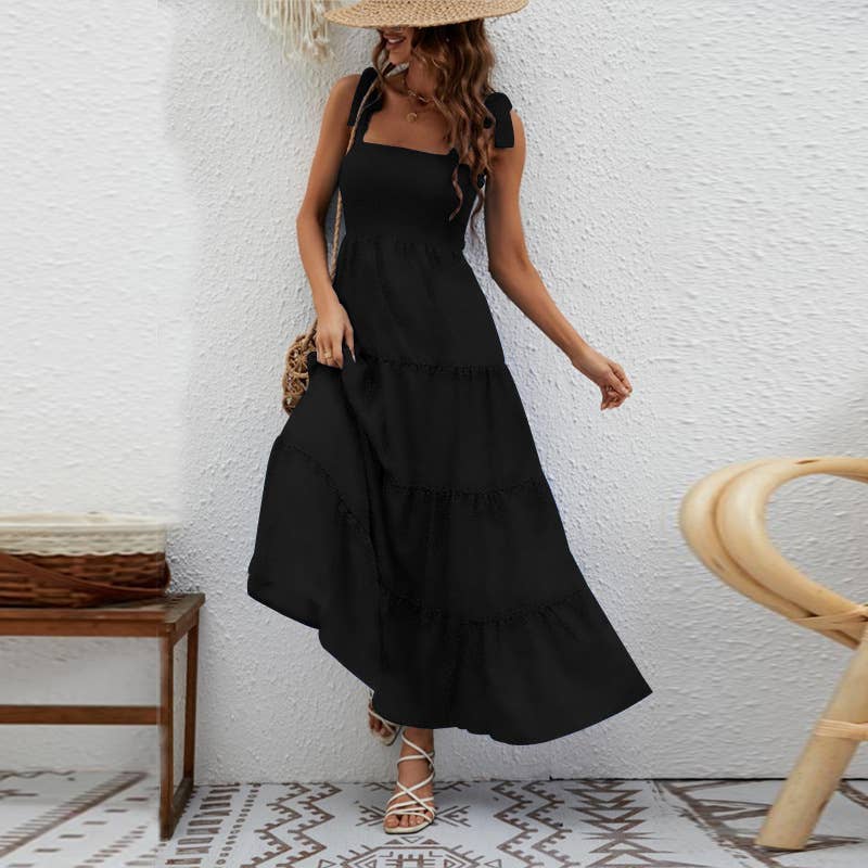 Strapless strapless long dress