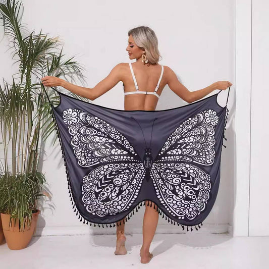 Sexy Cross-Back Tie Dress with Bow Detail