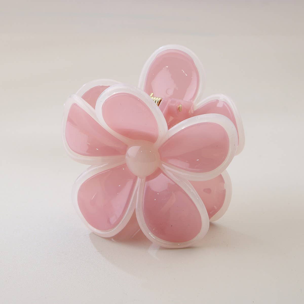 CWAHA07421_PLUMERIA FLOWER HAIR CLAW CLIP CANDY COLORS