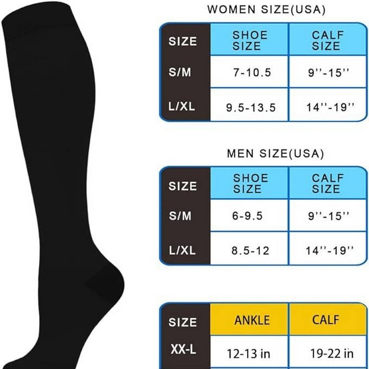 OUTDOOR SPORTS WOMEN'S LONG COMPRESSION SOCKS_CWMS1862