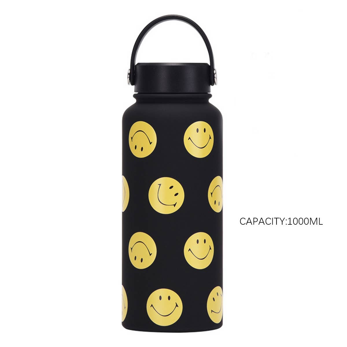 NEW SMILING FACE STAINLESS STEEL THERMOS CUP
