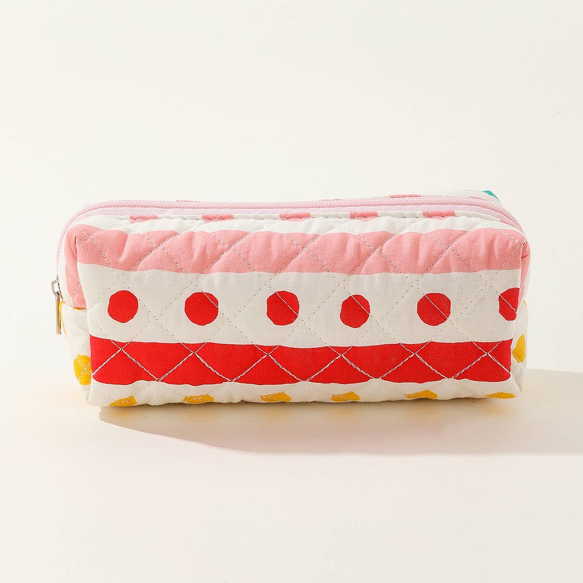 STRIPED POLKA-DOT PORTABLE CUTE COSMETIC BAG_CWAB1043