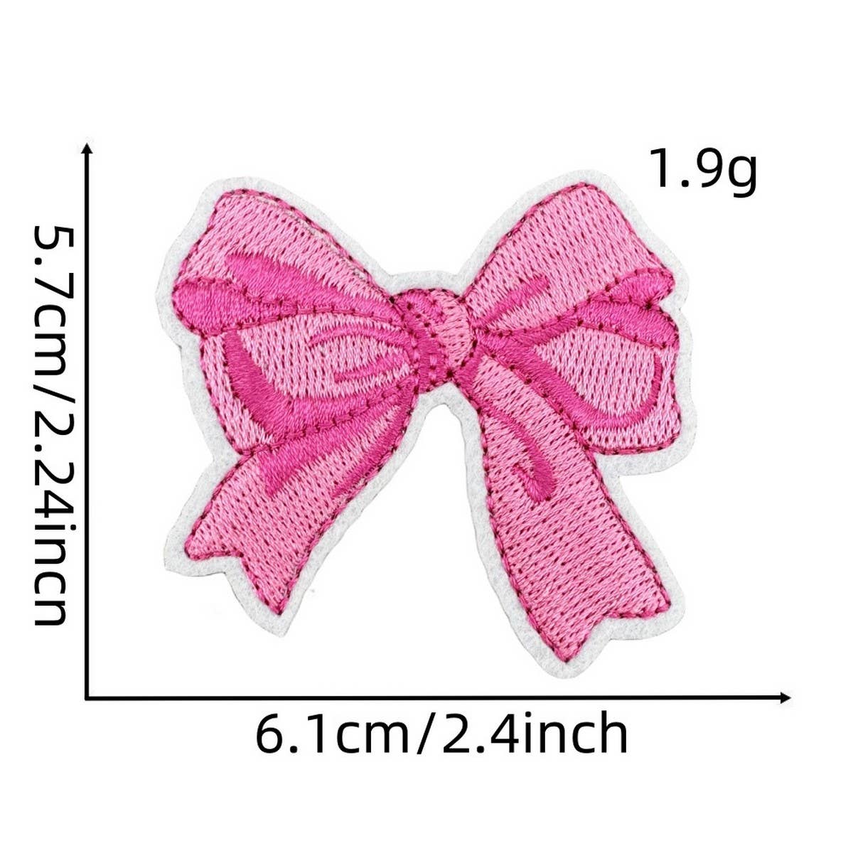 NEW PINK BOW SERIES EMBROIDERED PATCHES