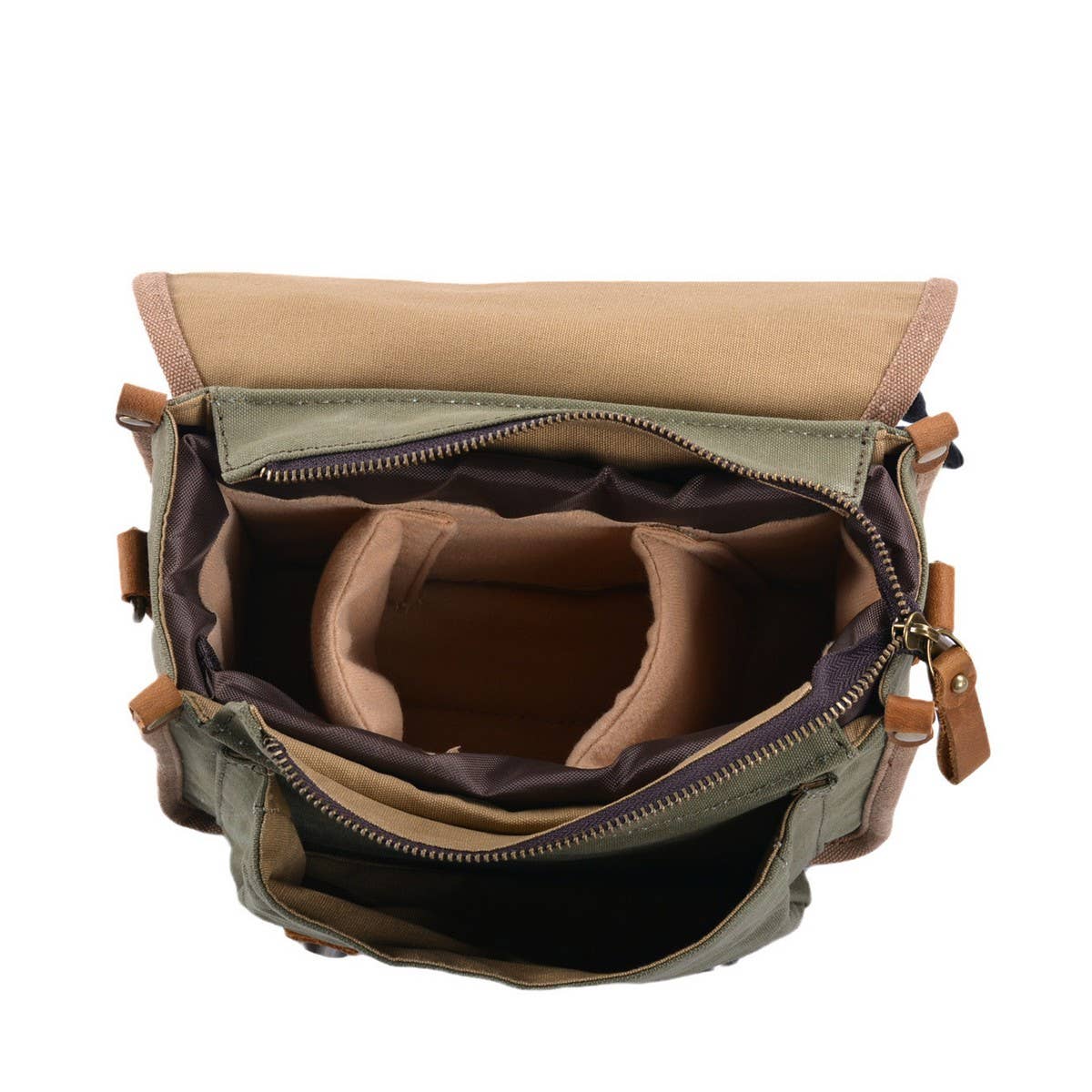 Unisex Camera Satchel with Removable Insert_CWAB5571