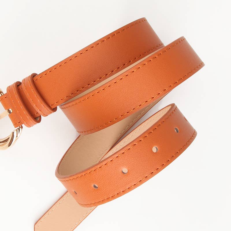 Fashionable versatile and simple alloy belt