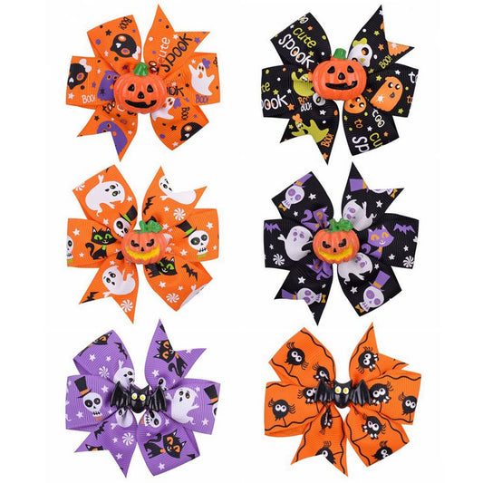 CHILDREN'S HALLOWEEN BAT HEAD HORROR HAIRPIN