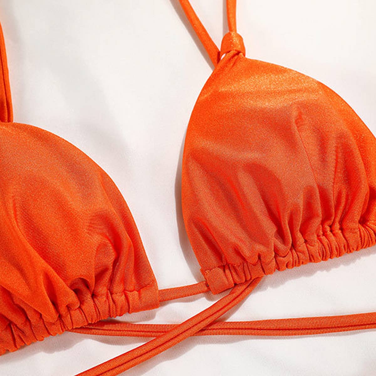 Sexy Nylon Bikini - Tie-Front Women's Swimwear