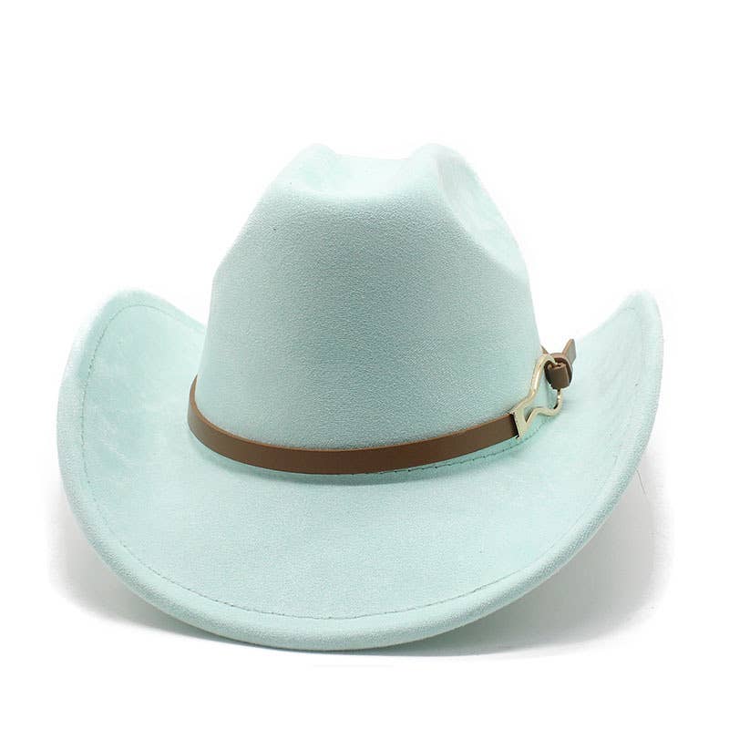 Belt Buckle Western Cowboy Hat Adjustable Brim_CWAH2532