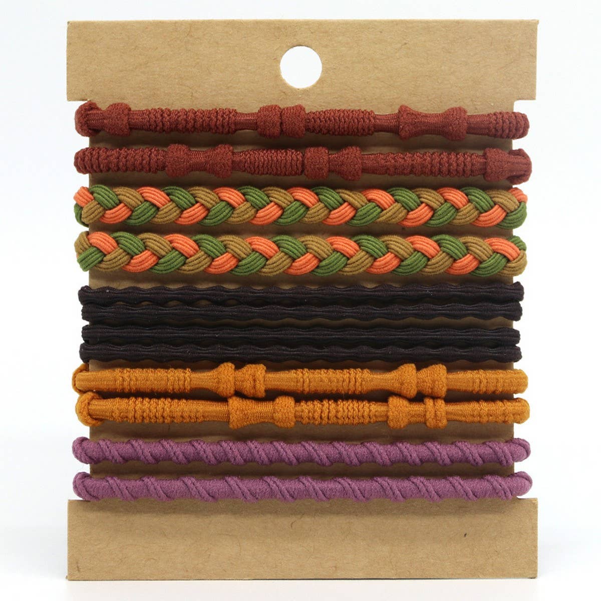 RETRO FASHION CARD SET HAIR SCRUNCHIES_CWAHA2725