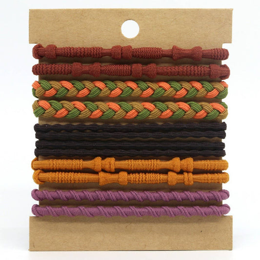 RETRO FASHION CARD SET HAIR SCRUNCHIES_CWAHA2725