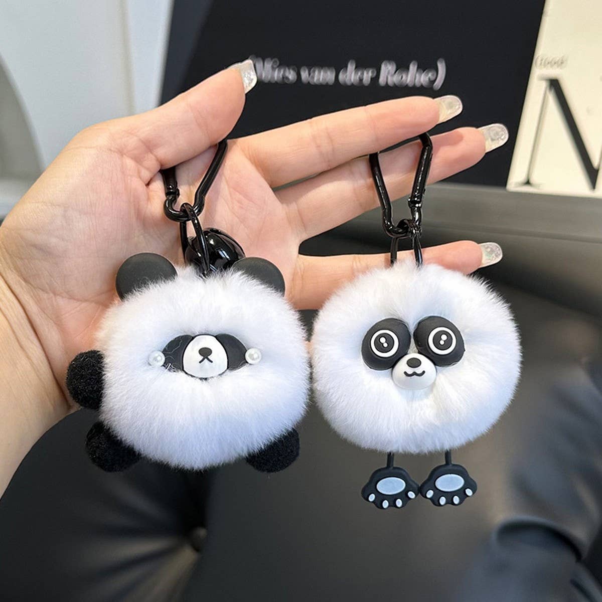 CUTE AND FUNNY RED PANDA CAR KEYCHAIN BAG PENDANT