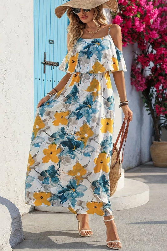 CWDHL0977_SUMMER TEMPERAMENT STRAPLESS DRESS