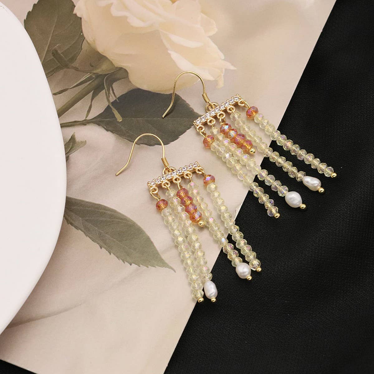 RETRO HIGH-END NATURAL PEARL TASSEL EARRINGS_CWAJE3808