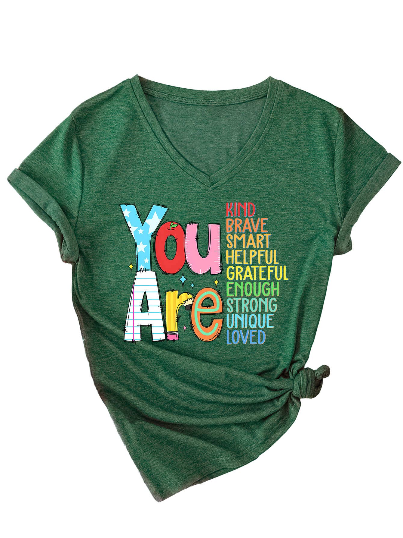 Short-sleeved you are kind brave smart T-shirt