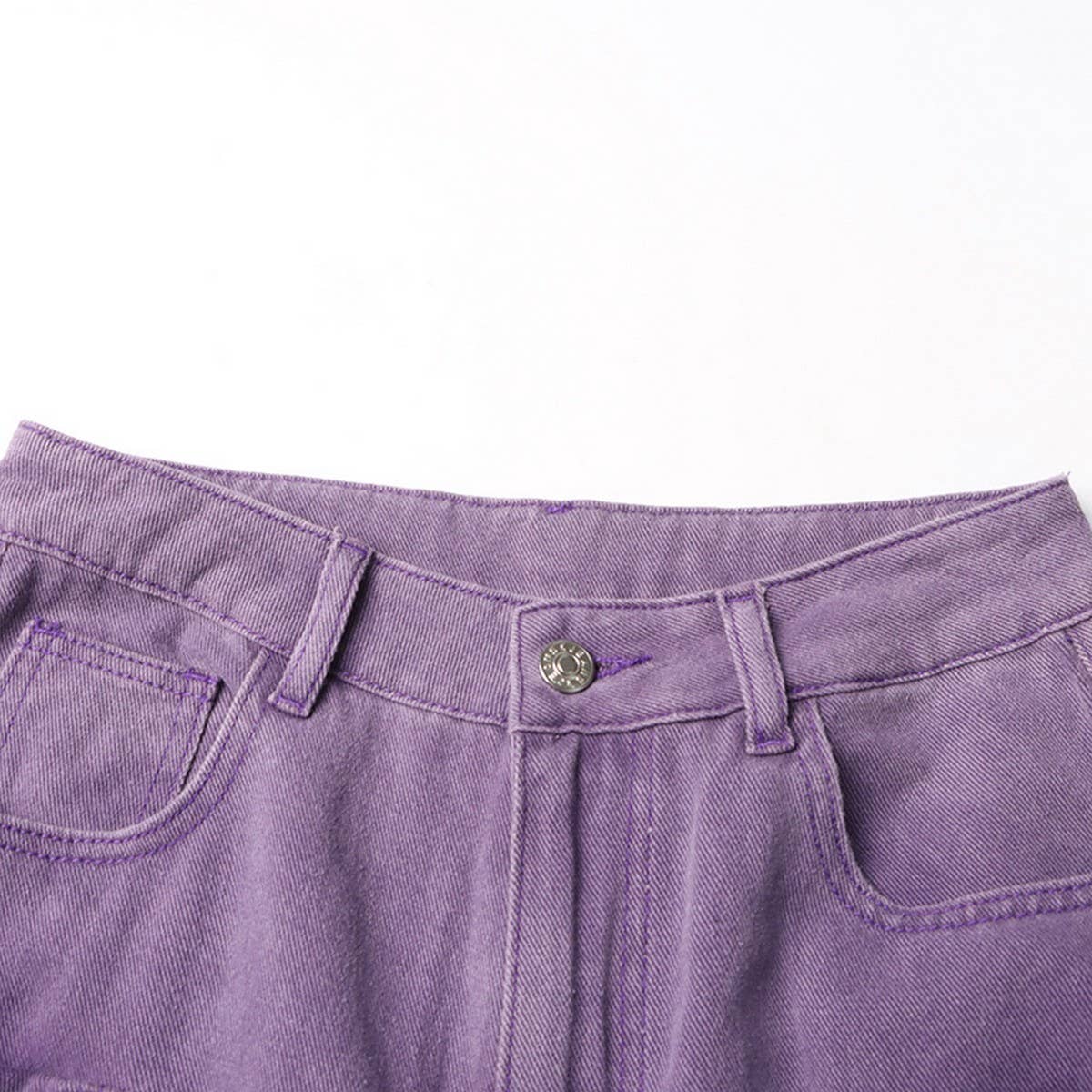 MULTI POCKET LOOSE CARGO PANTS JEANS