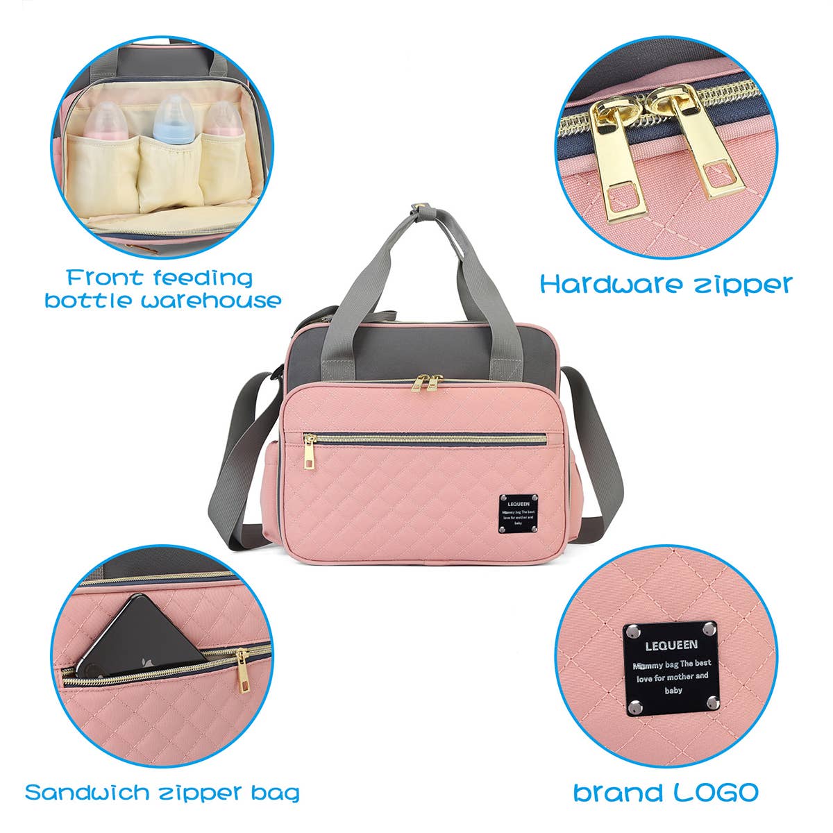 TRAVEL CROSS-BODY MOMMY BAG_CWAB2227