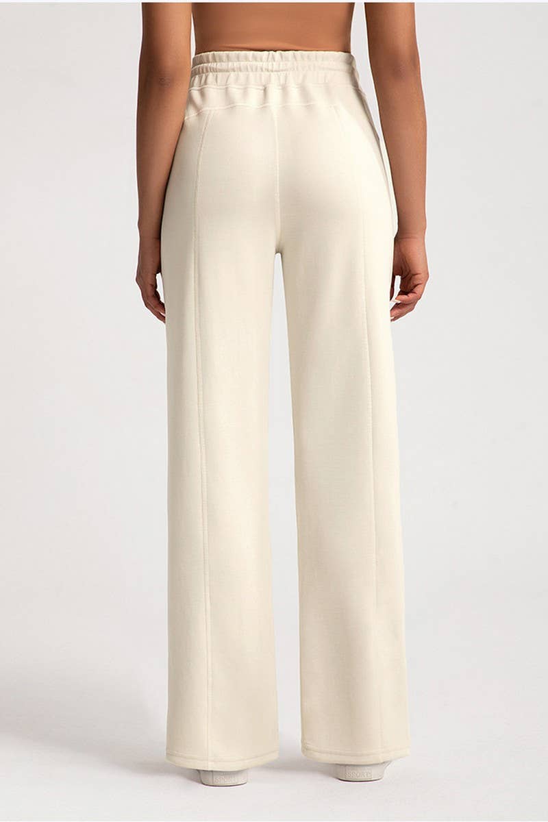 CWBLP1508_MODAL HIGH WAIST LOOSE RUNNING SPORTS PANTS