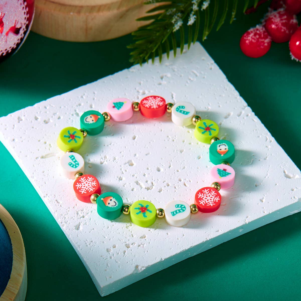 CHRISTMAS SOFT SANTA CLAUS BRACELET