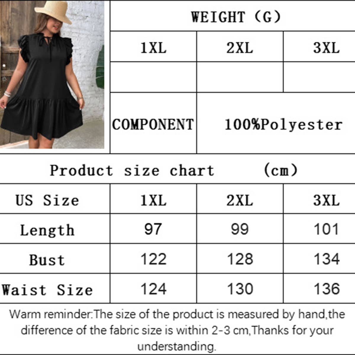 Chic Ruffle Neckline Tie Waist Vacation Dress